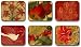 Set of 6 Wistful Christmas Coasters D2 267