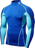 Tesla Men's Cool Dry Compression Baselayer Mock Long Sleeve T Shirts T12