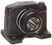 Thomson PB8A Ball Bushing Pillow Block Bearing, 4 Bolt Holes, Closed Type, Self-Aligning, Steel, Inch, 1/2