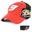Kasey Kane #9 Budweiser 2-Tone (Red / Black) Adjustable Baseball Hat