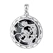 Schmuck-Pur Ausgefallener 925/- Silber Achat-DRACHEN-Anh�nger
