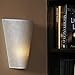 Exciting Lighting EZ8000 Battery Powered White Faux Lace LED Wall Sconce, White