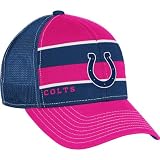 Reebok Indianapolis Colts Women's Breast Cancer Awareness Trucker Hat Adjustable