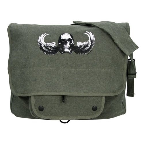 Od Vintage Paratrooper Bag W/parawing Imprint