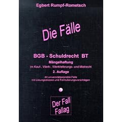 Die F�lle, BGB, Schuldrecht BT