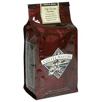 Coffee Masters Flavored Coffee, Dark Chocolate Decadence, Whole Bean, 12-Ounce Bags (Pack of 4)
