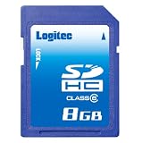 Logitec SDHC�������J�[�h 8GB class6 LMC-FSDH08GC6/