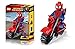 BIGOCT® Marvel DC Super Heroes Action Mini Figure with Vehicle Motorcycle (Lot of 16)