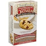 Glutenfreeda's Instant Oatmeal, Maple Raisin with Flax Instant Oatmeal, 6-Oatmeal Packets (Pack of 8)