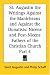 St. Augustin the Writings Against the...