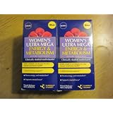 GNC Women's Ultra Mega Energy and Metabolism 90 Caplets Pack of 2. Total 180 Caplets.