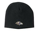 NFL Men's End Zone Black Uncuffed Knit Hat - K173Z