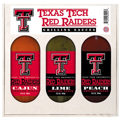 Texas Tech Red Raiders Grilling Gift Set by Hot Sauce Harrys