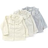 Lily ivory(リリー アイボリー) ブラウス (80～130cm) キムラタンの子供服 (71133x71433-163) オフホワイト 95