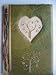 All Natural Handmade Photo Album - Heart and Flower Design Image