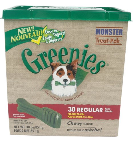 Childrens Toyshop  Pet Supplies : Greenies Treats for Dogs Monster Treat-Pak 30 Regular, 30 Ounce