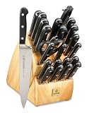 Mundial 5100 Series 24-Piece Knife Block Set, Black