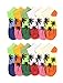SHS Women's Ankle Socks Colorful Design Multi-Color 12 Pairs
