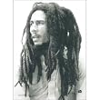 Bob Marley Dreads Fabric Poster Flag