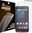 Mr Shield For Motorola Moto Droid Turbo Premium Clear Screen Protector [3-PACK] with Lifetime Replacement Warranty