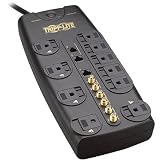 Tripp Lite HT1010SAT3 10 Outlets 3345 Joules RJ11/45 Home Theater Surge Suppressor