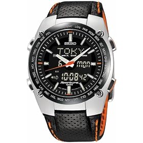 Click here to buy Seiko Mens Sportura Analog Digital Alarm Chronograph Watch #SNJ007 by Seiko.