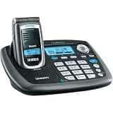 Uniden ELBT585 5.8 GHz Digital Expandable Cordless Flip Phone with Color LCD, Answering System, and Bluetooth Capability (Titanium)
