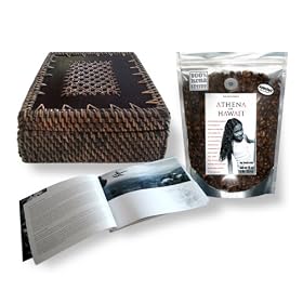 Award Winning FARM DIRECT 100% Kona Coffee in handcrafted gift box, French Roast 1LB