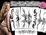 Tribal Lower Back Temporary Tattoos