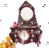 Musical Jewelry Box with Victorian Clock - Jewelry organizer