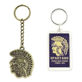 Twilight - New Moon - Lot de 2 Porte clef Forks School - Neca