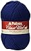 Patons Classic Wool Yarn, 3.5oz, Gauge 4 Medium, 100% Wool Royal Blue - For Crochet, Knitting & Crafting