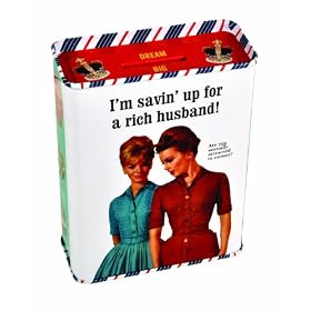 Blue Q - I'm Savin' Up For A Rich Husband Tin Bank by