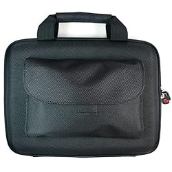 Kroo Cube Case with Pocket for Netbook up to 10-Inch (Black)