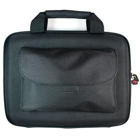 Kroo Cube Case with Pocket for Netbook up to 10-Inch (Black)