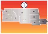 MAP, HOTMAPS PLATINUM-REGION#1 LAKE ( SD/HMPT-01 )