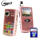 Pocket Video Camera SVP MP300 HD MP3 Player and Pocket HD Video Pink Camera, YouTube Software w 4GB SD Pocket Video Camera SVP MP300 HD MP3 Player and Pocket HD Video Pink Camera, YouTube Software w 4GB SD