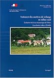 Traitement des mati�res de vidange en milieu rural. �valuation technico-�conomique des fili�res