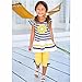 Rumas® Little Girls Sunny Cute Daisy Flower Stripe Shirt Top + Shorts Clothes