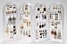 Hinged Earring Screen/ Holder / Up to 125 Pairs/ New