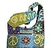 Handcrafted Razor Cut Heavy Cotton Bohemian / Hippie / Gypsy Floral Peace Bag Nepal