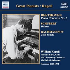 Beethoven - Piano Concerto No 2; Schubert - Piano Pieces; Rachmaninov - Cello Sonata