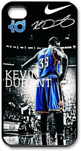 CTSLR Kevin Durant Hard Case Cover Skin for Apple iPhone 4/4s- 1 Pack - Black/White - 4