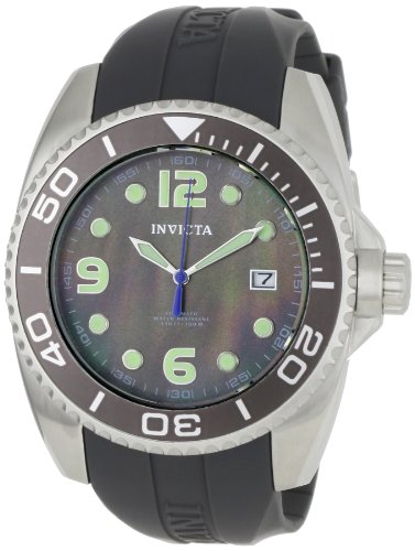 Invicta Men's 0468 Pro Diver Collection Automatic Charcoal Rubber Watch