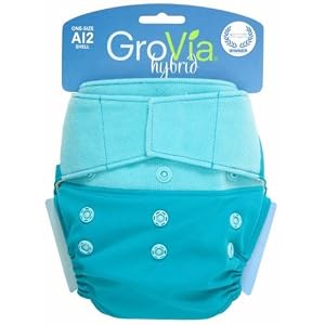 GroVia� Shell Hook/Loop Closure- Surf-grovia, hybrid, cloth, diaper