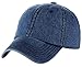 NYFASHION101 Unisex Adjustable 6-Panel Low-Profile Baseball Cap LOW100- EP Denim Blue