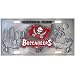 Tampa Bay Buccaneers - 3D NFL Officially Licensed Stainless Steel License Plate