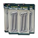 Lot of 16 Ozark Trail Tent High Strength Extra Light Weight Aluminum Tent Pegs / Stakes