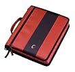 Case-it  D-250 Zipper Binder,Red