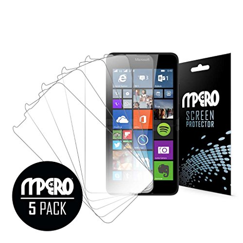 Microsoft Lumia 640 Screen Protector Cover, Ultra Clear 5-Pack - MPERO